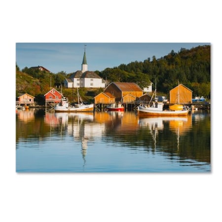 Michael Blanchette Photography 'Harbor At Rest' Canvas Art,30x47